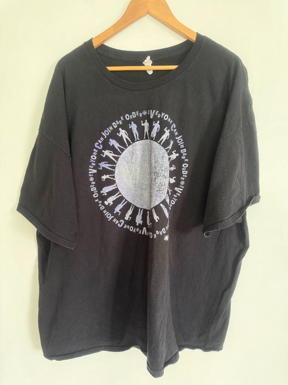 Hanes Men Black Short Sleeves Pullover T Shirt Size 4XL